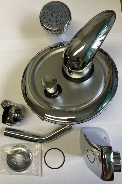 GOLF falba építhető zuhany szett